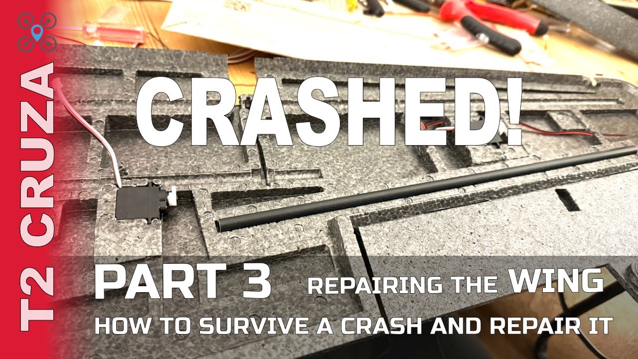 How to survive a crash and how to repair it part 3 - the wing | Hee Wing T2 Cruza EP:11