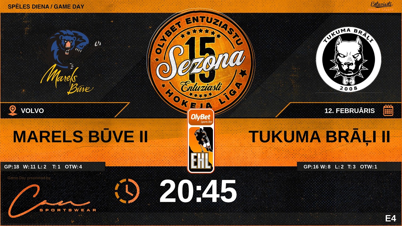 2026 02 12 | MARELS BŪVE II (MB2) - TUKUMA BRĀĻI II (TB2) | E4