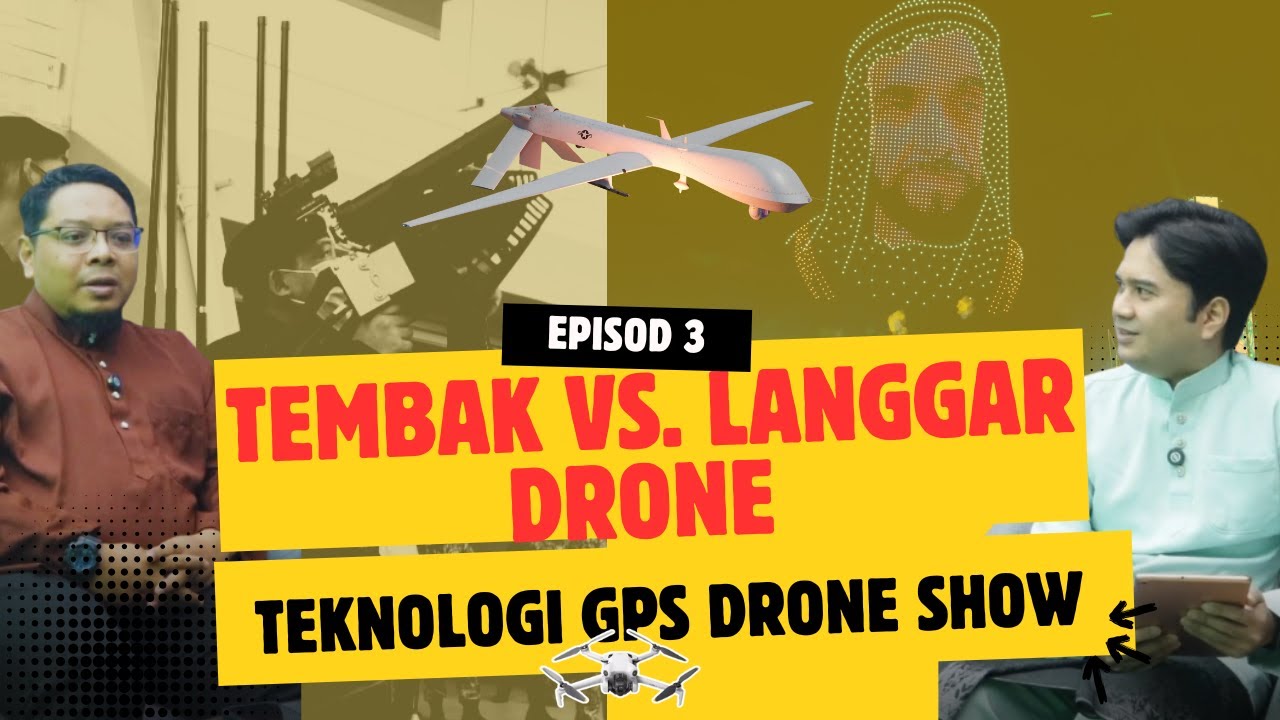 Dron Ep.3: Kelemahan Dron Jammer, teknik Mengesan dron dan Pilot, swarm dron (Podcast Sembang Sains)