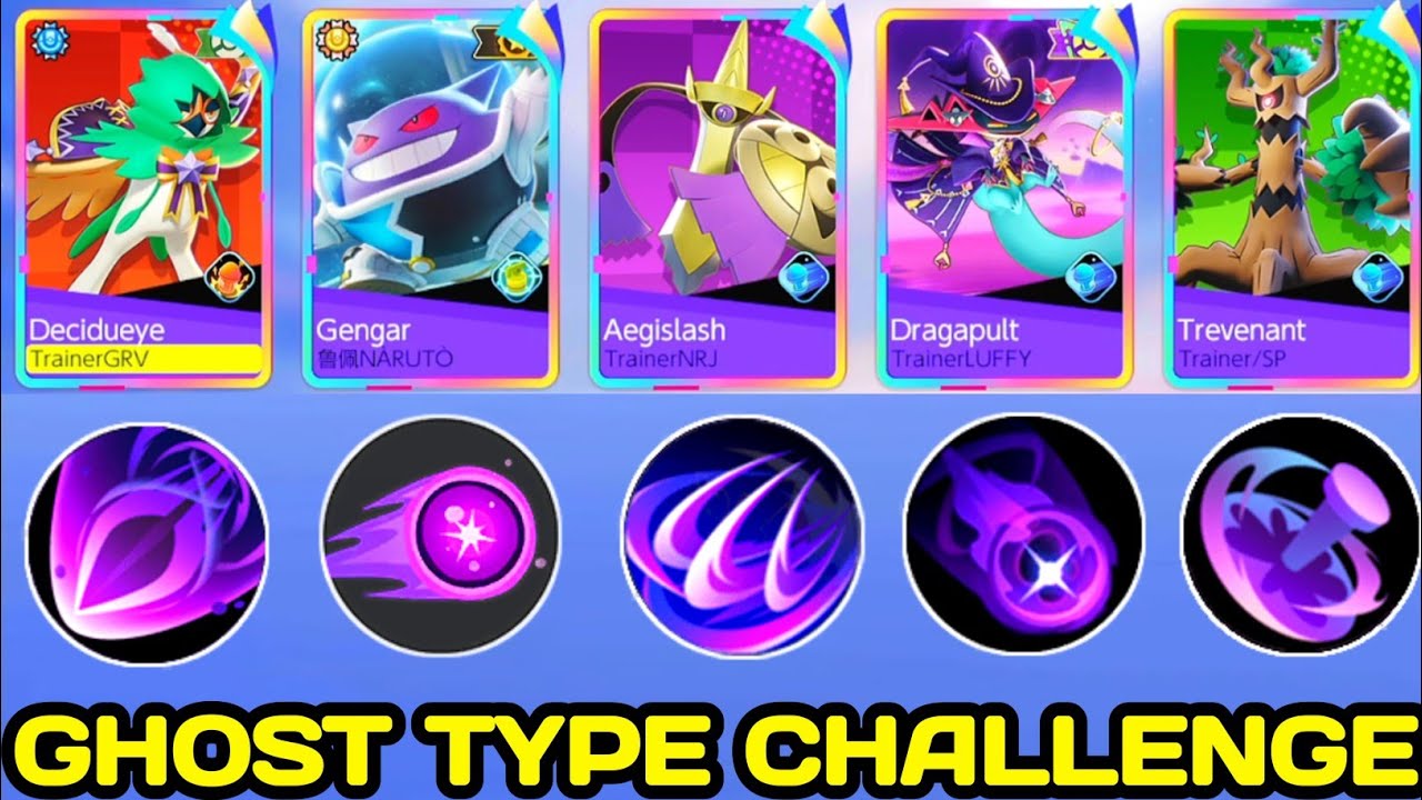 Unexpected Damage Deals in 5 Ghost Type Only Challenge 😱 Pokemon Unite | NINZA PLAYS