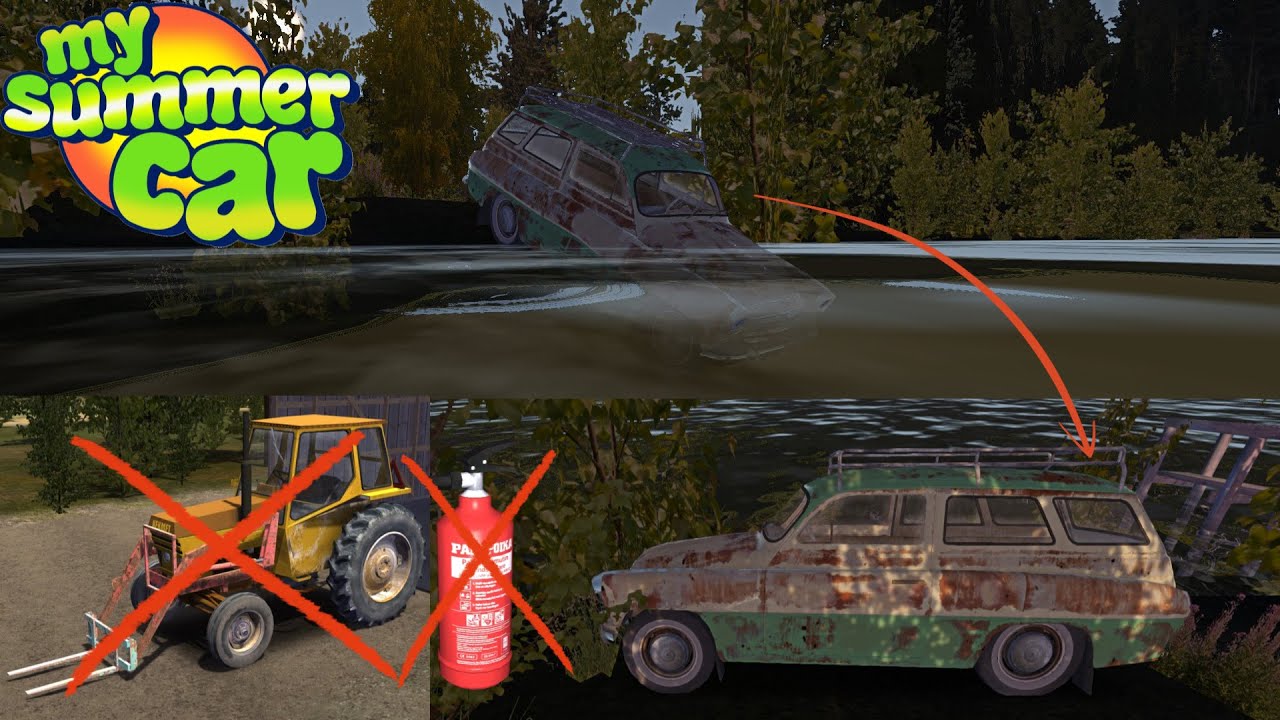 [My Summer Car] How to kill wasps in Ruscko without any equipment(no fire extinguisher and Kekmet)