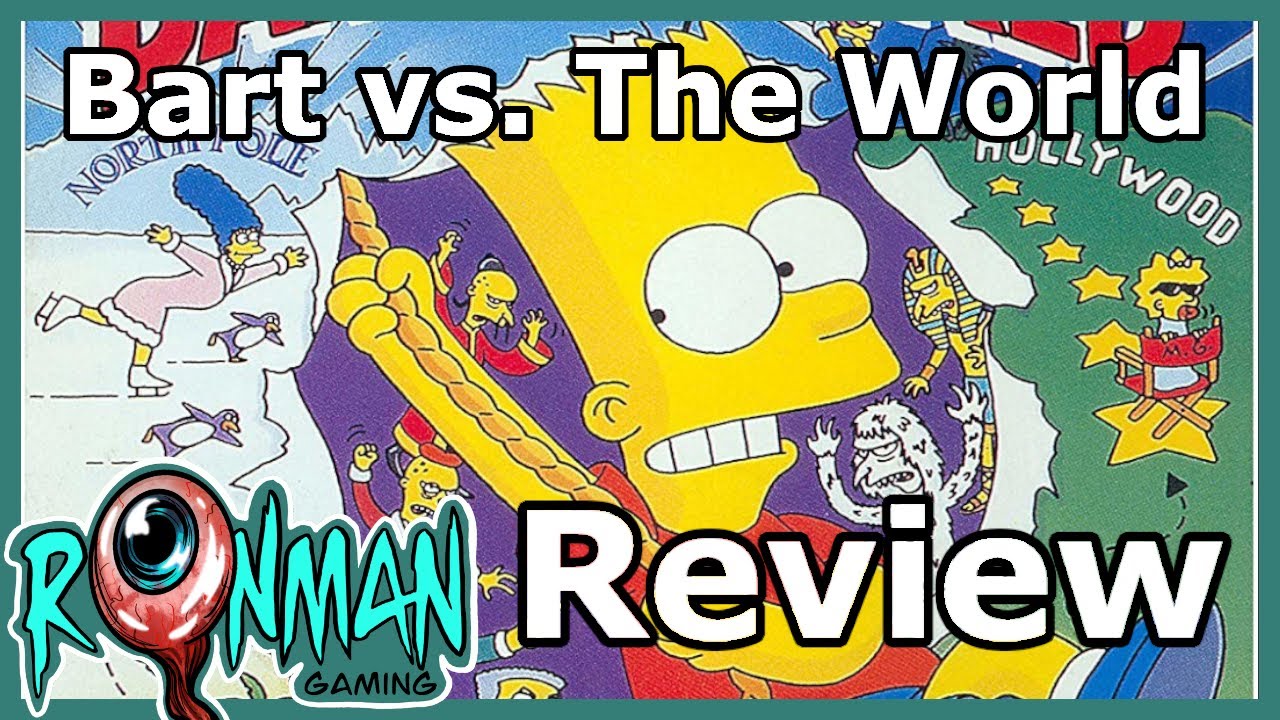 The Simpsons: Bart vs. The World Review - RonMan Gaming