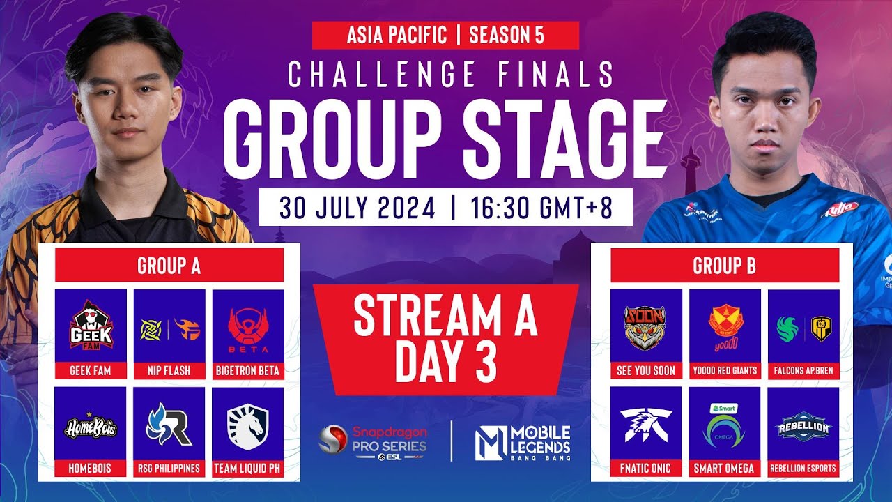 🔴 [EN] Stream A | AP SPS Mobile Challenge Finals Group Stage | Season 5 Day 3