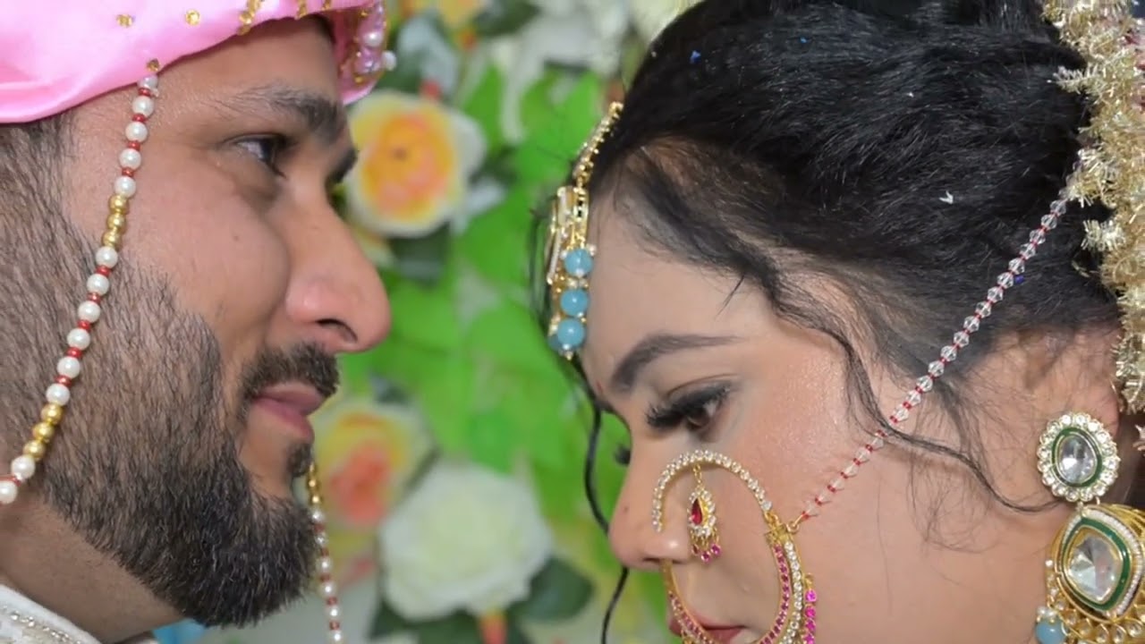 Kanwar weds Renu weeding couple cinematic song ###sunny photo Grapher hiranagar contt as:-9622125366