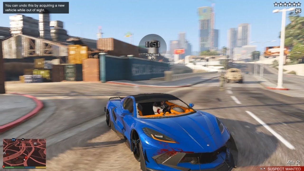 GTA 5 Michael Six Stars Scrapyard Shootout+Escape(RDE 3.1.1)
