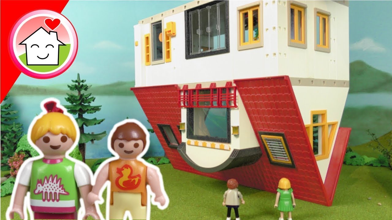 Playmobil Film deutsch - Das Haus auf dem Kopf - Familie Hauser Spielzeug Video für Kinder