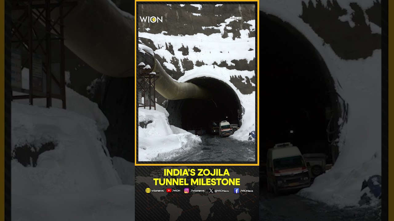 Zojila Tunnel Breakthrough Set to Transform Himalayan Connectivity | WION Shorts