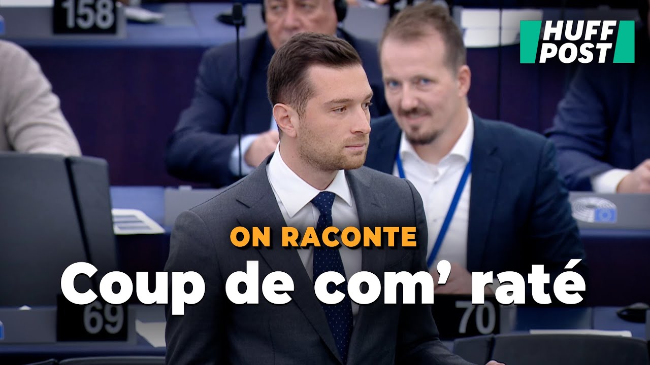 Ce coup de com’ de Bardella au Parlement européen s’est retourné contre lui