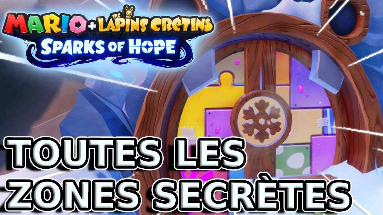 La PORTE des ZONE SECRÈTE 🗝️ | Mario + Lapins Crétins SPARKS OF HOPE