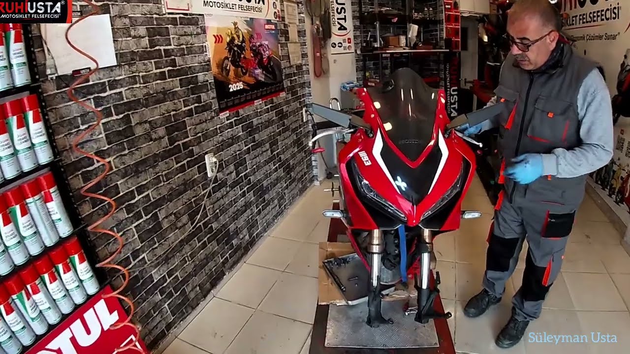 CBR 650R/,SÜSPANSİYON YAĞ VE KEÇE DEĞİŞİMİ KISA BİLGİLER