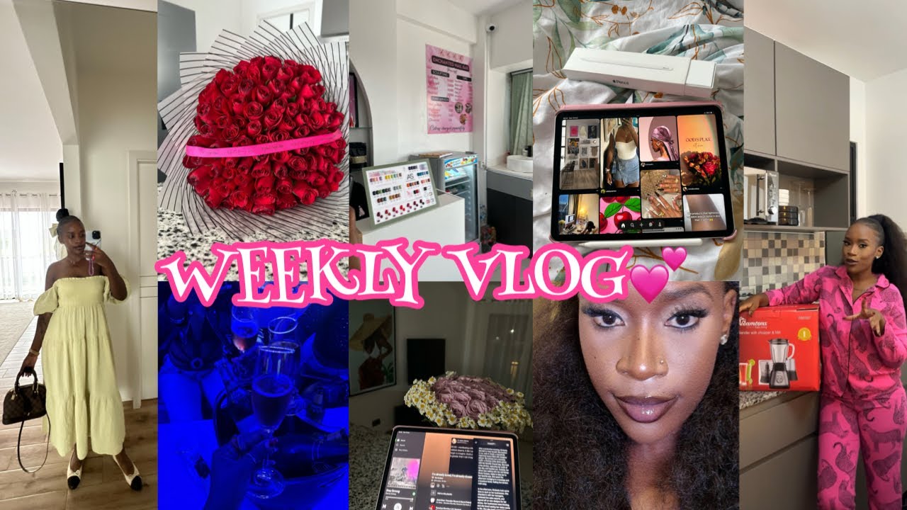 WEEKLY VLOG: In the club..,house updates, tried out a new nail place, nyama choma date, life's good💕