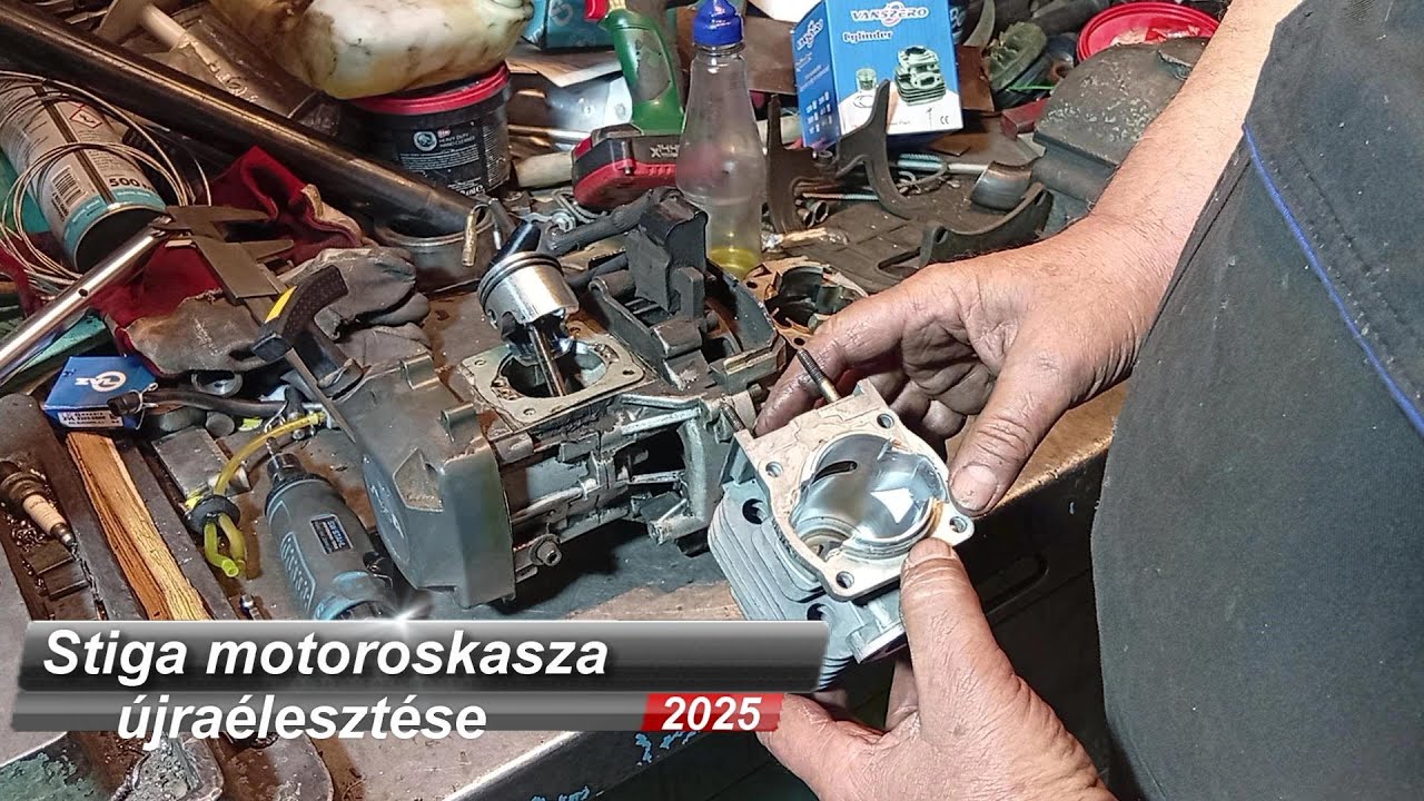 Stiga motoroskasza újraélesztése