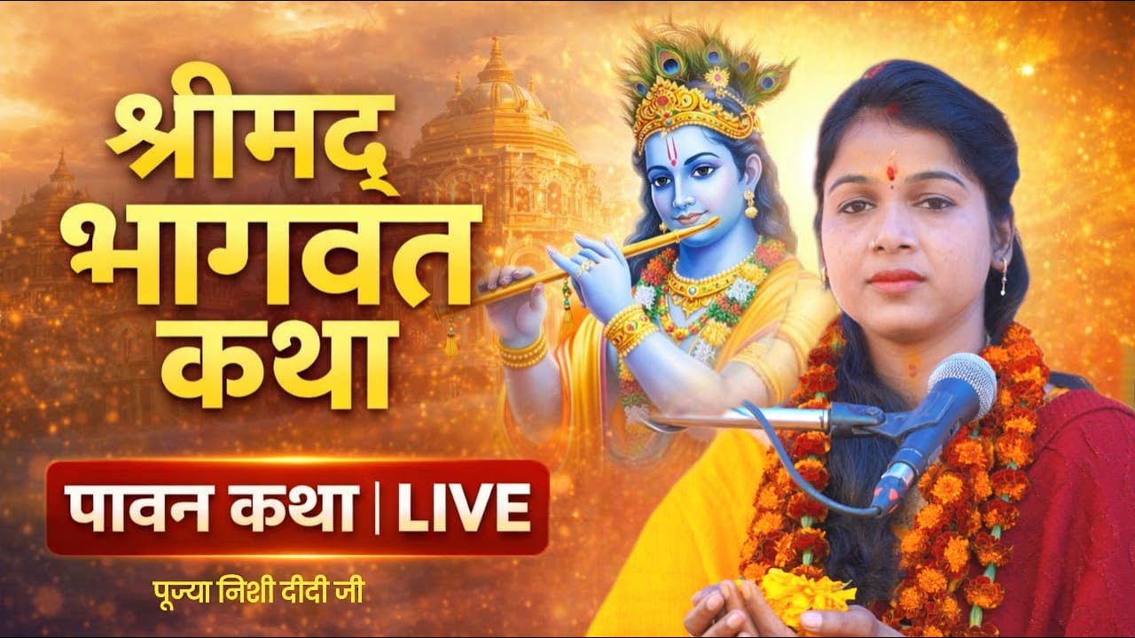 DAY;4 🔴 श्रीमद् भागवत कथा | मानस सेविका निशी दीदी जी ग्रां कुण्ड बकाजन म.प्र #shortlive #shortsfeed