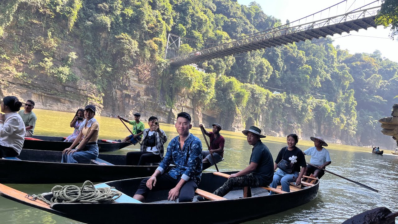 Dawki River /Bangladesh Border |Living root bridge |vlog / Meghalaya #dawkiriver #shillongmeghalaya 