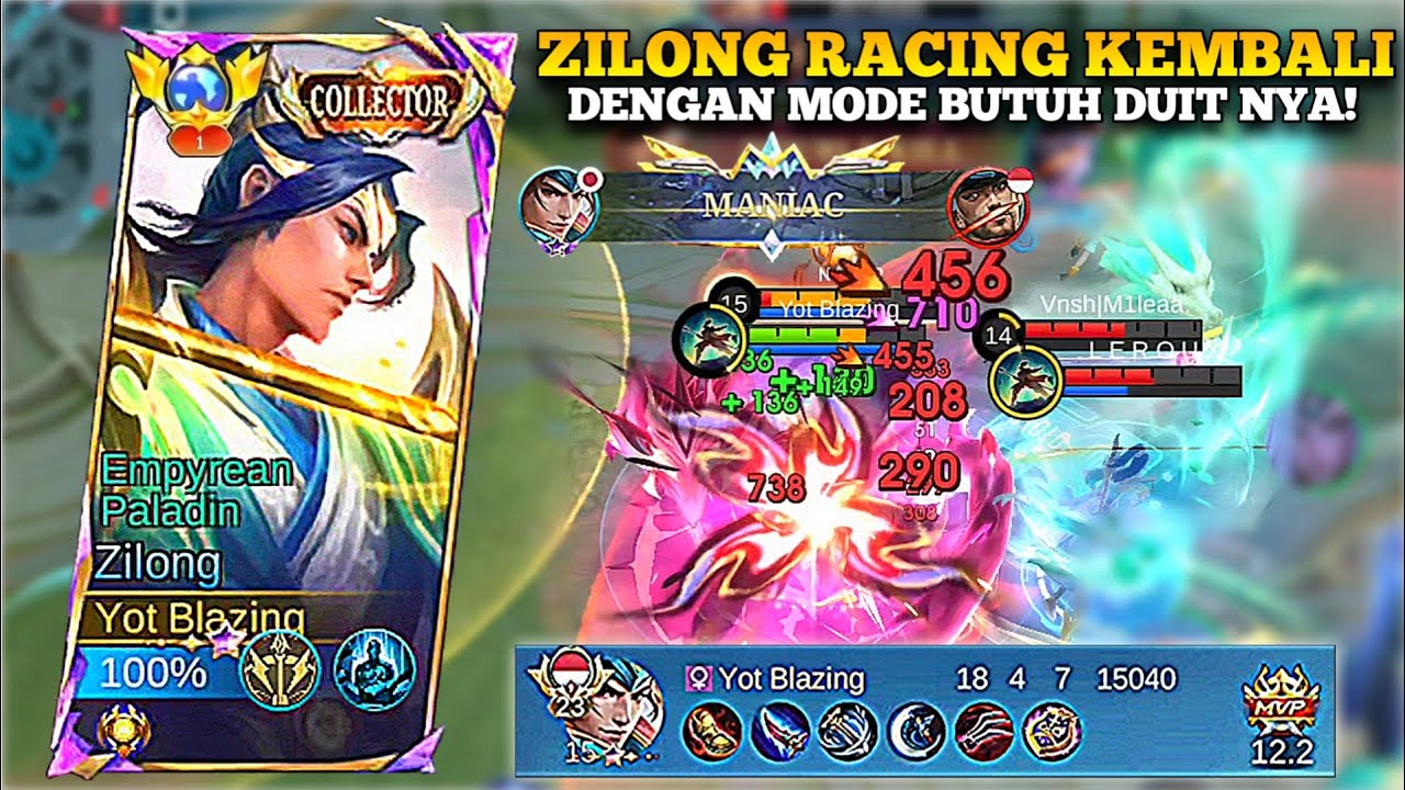 ZILONG RACING KEMBALI DENGAN MODE BUTUH DUIDNYA!! MENGACAK