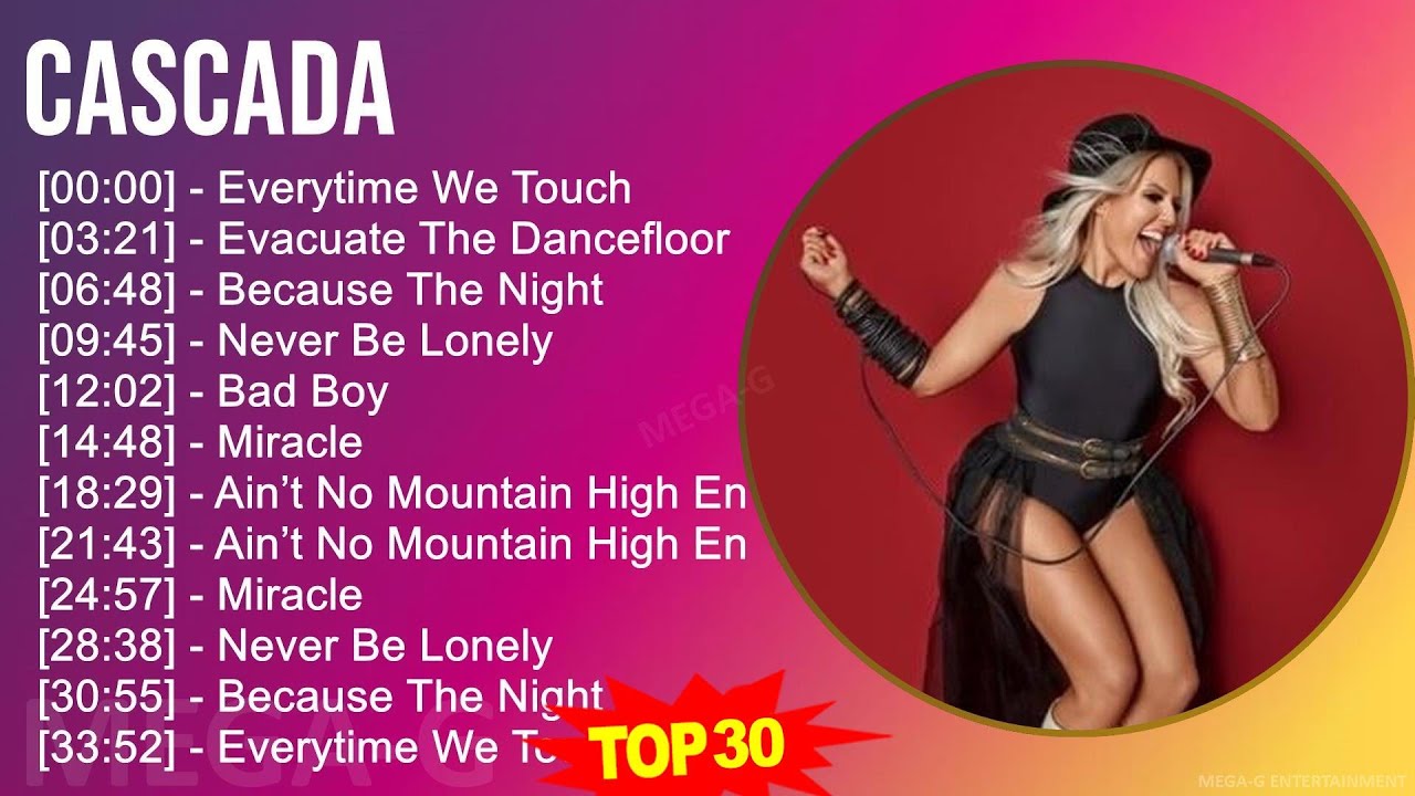 Cascada 2024 MIX Favorite Songs - Everytime We Touch, Evacuate The Dancefloor, Because The Night...