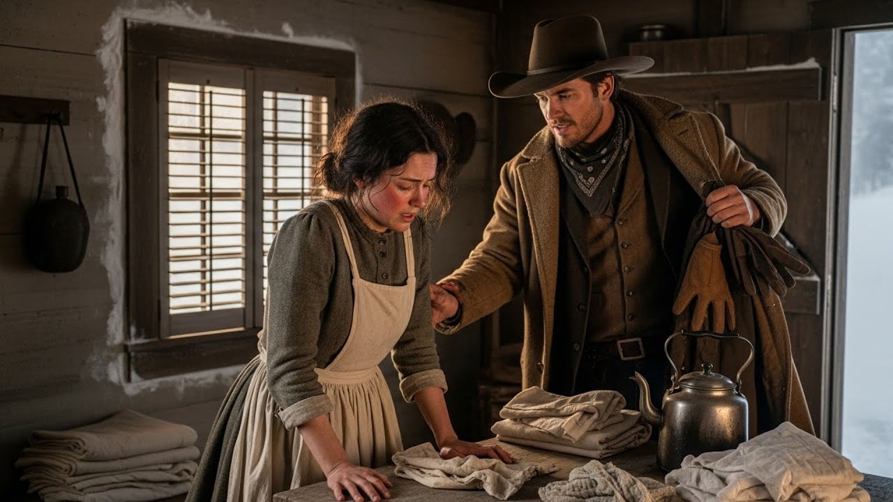 She Was Giving Birth Alone When The Blizzard Trapped Her, The Cowboy Dug Through Snow To Reach Her