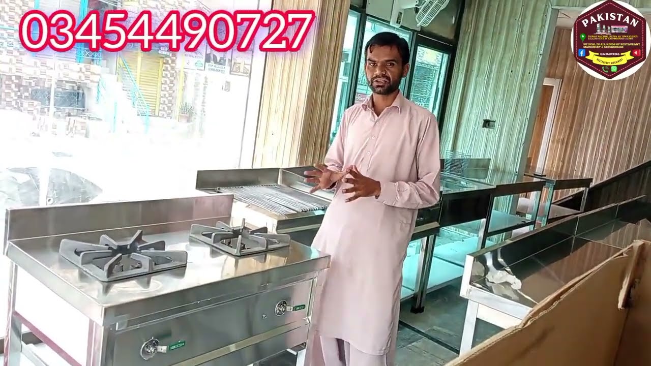 2 Stove Burnner Review | Pakistan Restaurant Machinery | #fastfood #bbqpizza #kitchen #foodmachinry 