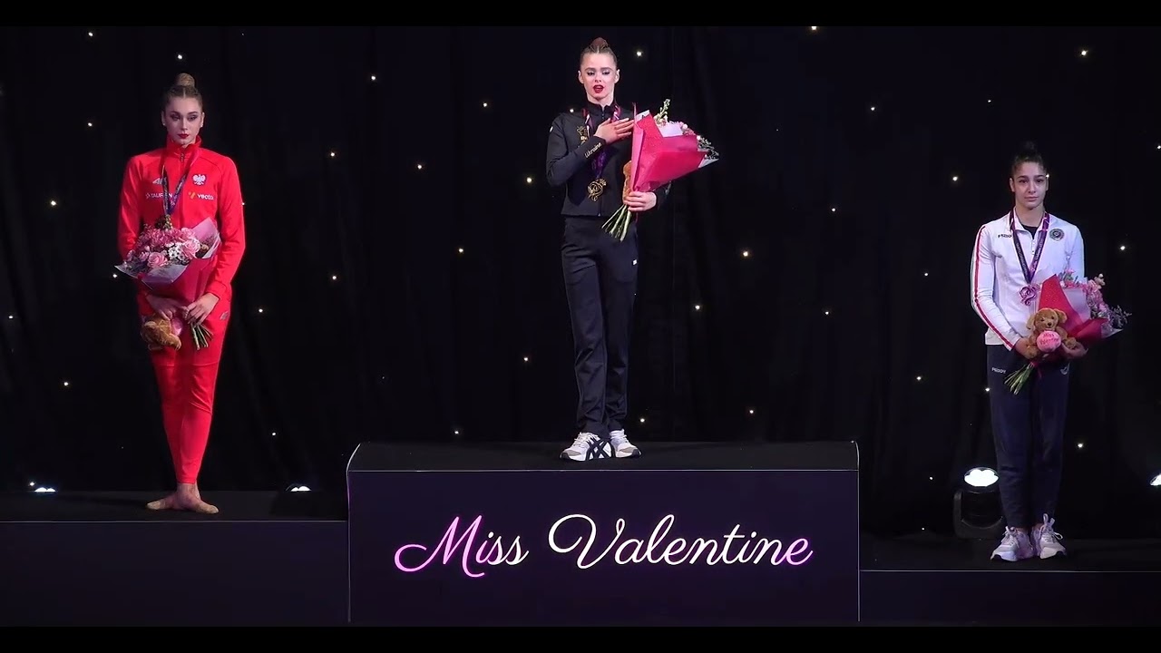 Award Ceremony - T. Onofriichuk Gold 🥇 All-Around - Grand-Prix Miss Valentine 2026