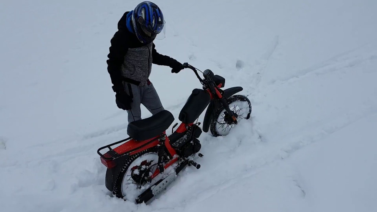 Tomos apn6 VS Snow - dirty ride