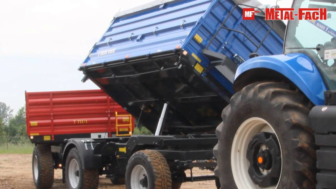Przyczepy rolnicze T711/1, T711/3 Metal-Fach