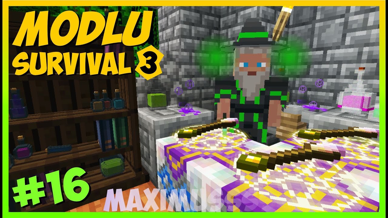 EFSANE BÜYÜLER, WİZARDRY ve BÜYÜ KAFA -  Modlu Survival S3 _ #16