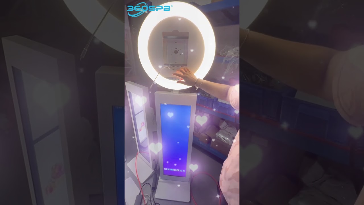 I5 Best IPad Photo Booth With LCD Display & RGB Ring Light | 360SPB&reg;