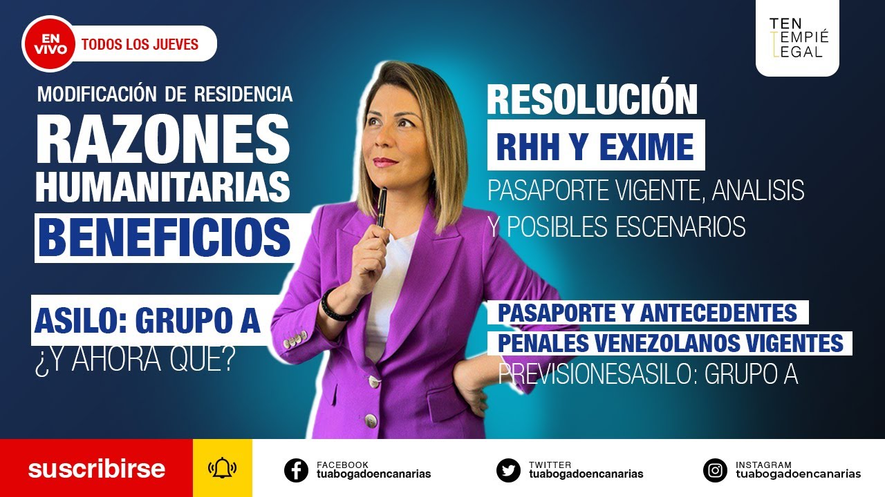 Modificación de residencia razones humanitarias: BENEFICIOS