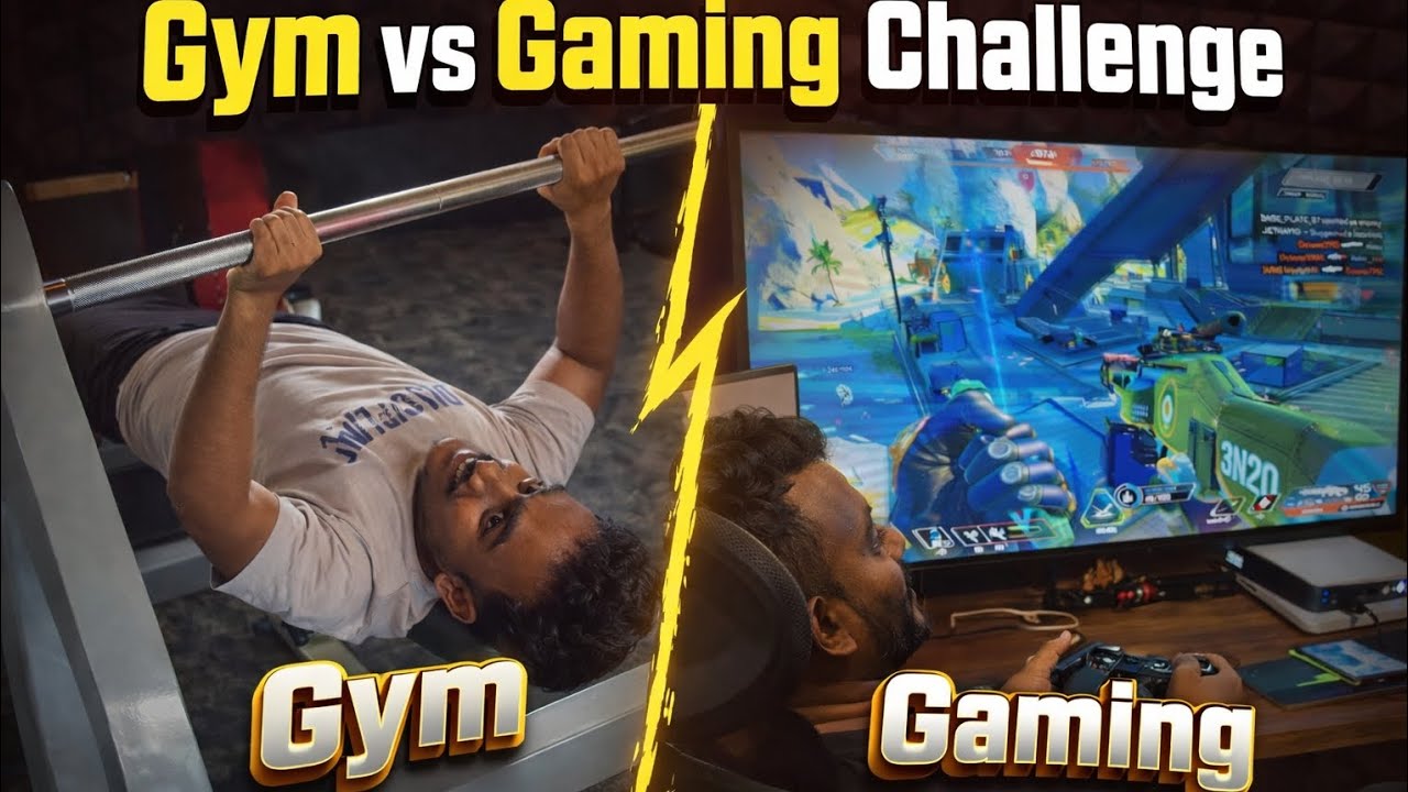 GYM Challenge ➜ GAME Challenge | Loser has to pay💲😱🎮💪