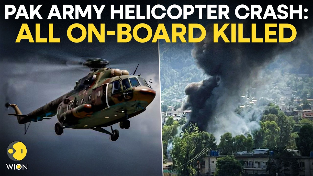 Deadly Pakistan Army Helicopter Crash In Kashmir Kills All On Board | WION Originals