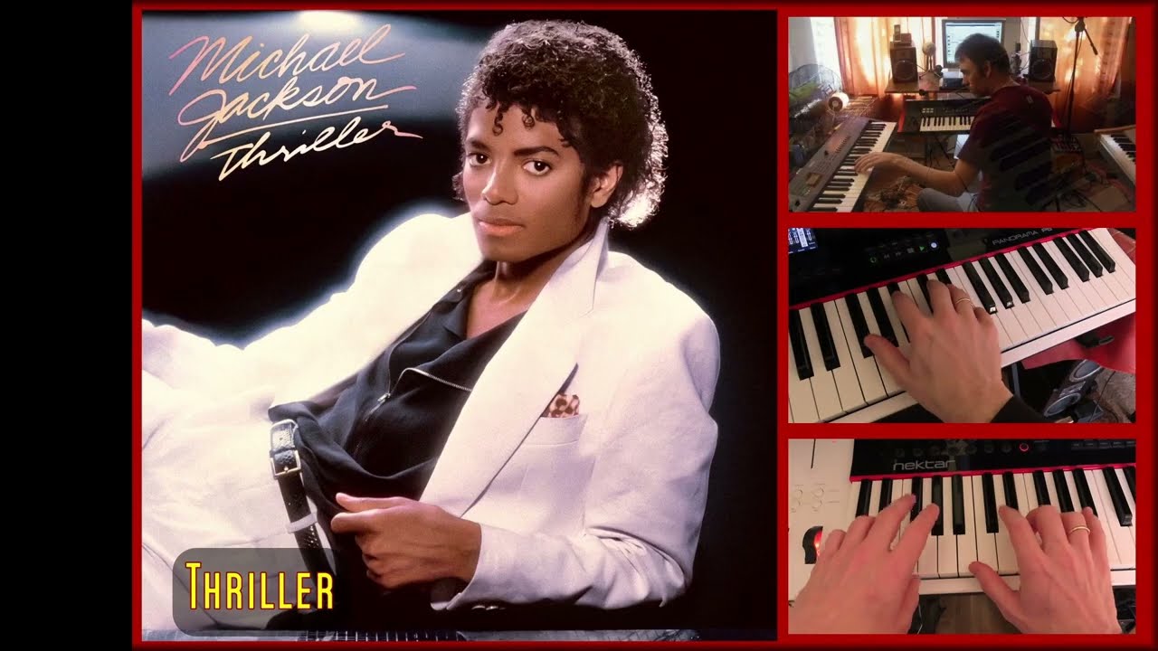 Thriller  - Michael Jackson - Instrumental with lyrics [subtitles] 1983