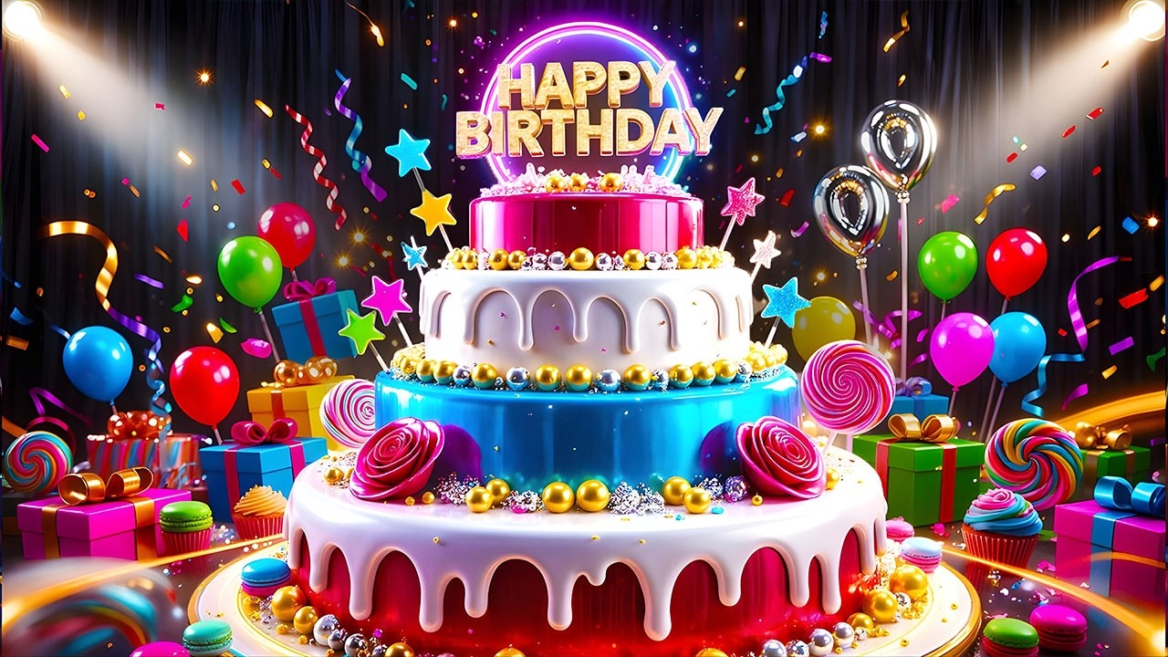 Песня &laquo;С днем ​​рождения&raquo; 🎉 Поздравления с днем ​​рождения 2026 🎂 Самое радостное празднование дн...