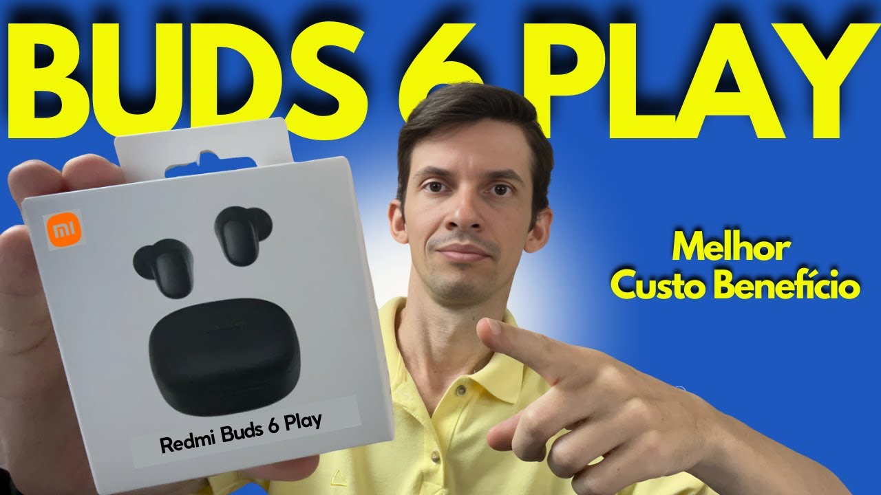 REDMI BUDS 6 PLAY | O Melhor Fone Custo Benefício da Xiaomi com Aplicativo! Review
