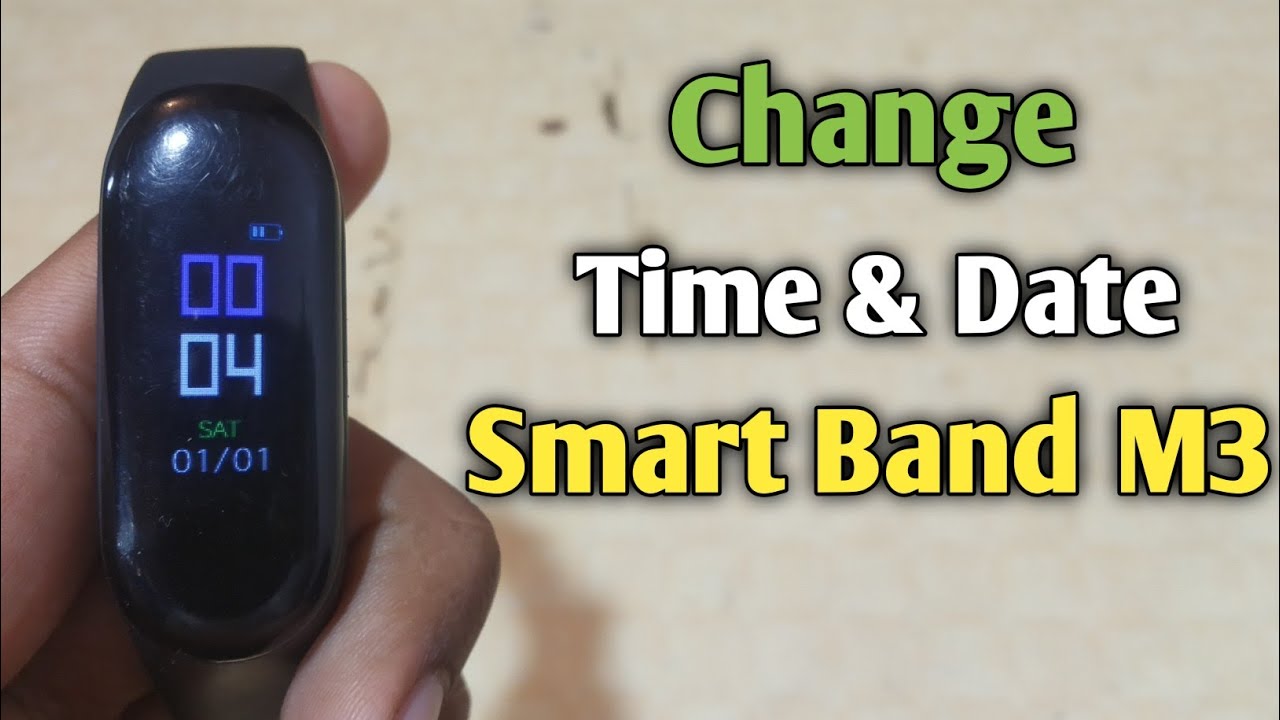 How to change smart band m3 timing and date | Change smart band m3 Time and Date