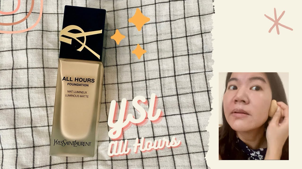 รีวิว YSL all hours foundation รุ่นใหม่ GRWM