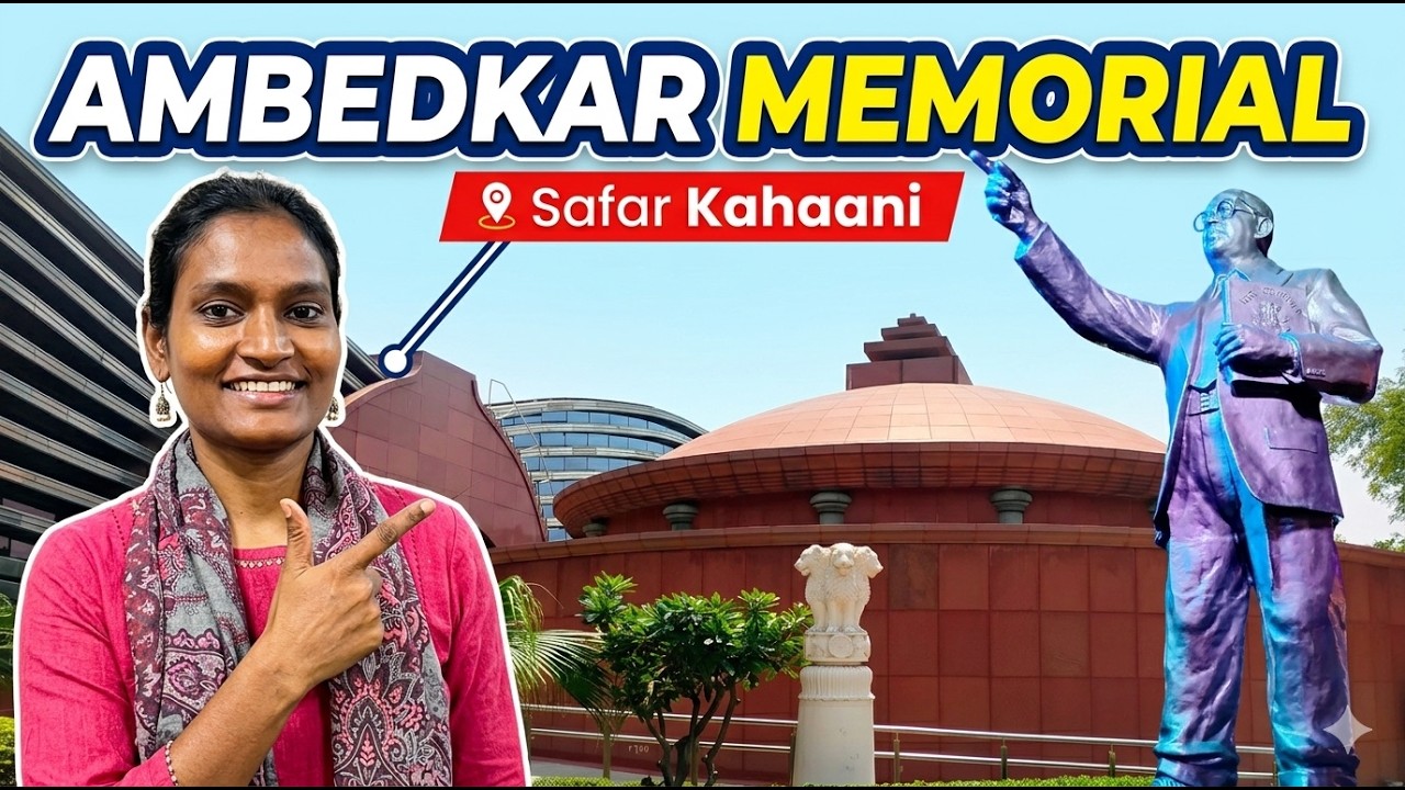 Dr. Ambedkar National Memorial: Delhi Travel Guide 📍#travelvlog #incredibleindia #ambedkar
