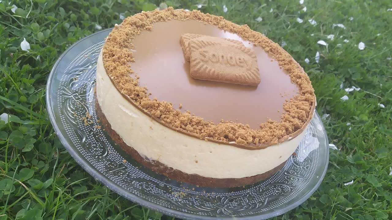Cheesecake speculos sans cuisson et sans gélatine 