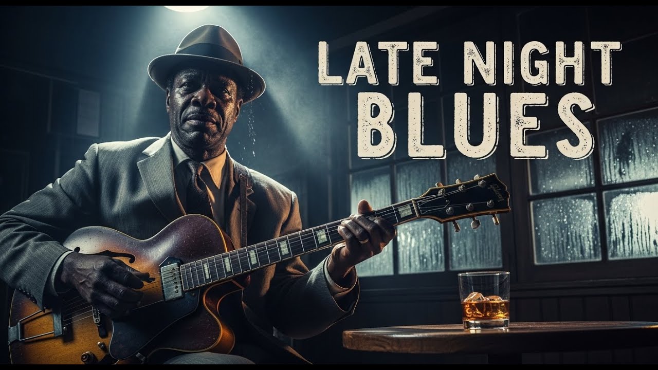 Midnight Blues Live 24/7 | Whiskey Guitar & Nighttime Soul Vibes