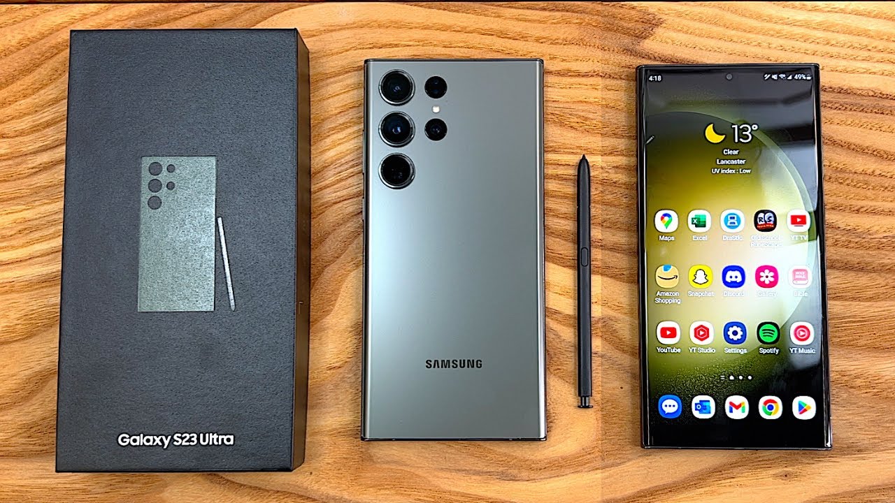 Распаковка Samsung Galaxy S23 Ultra и первые впечатления!