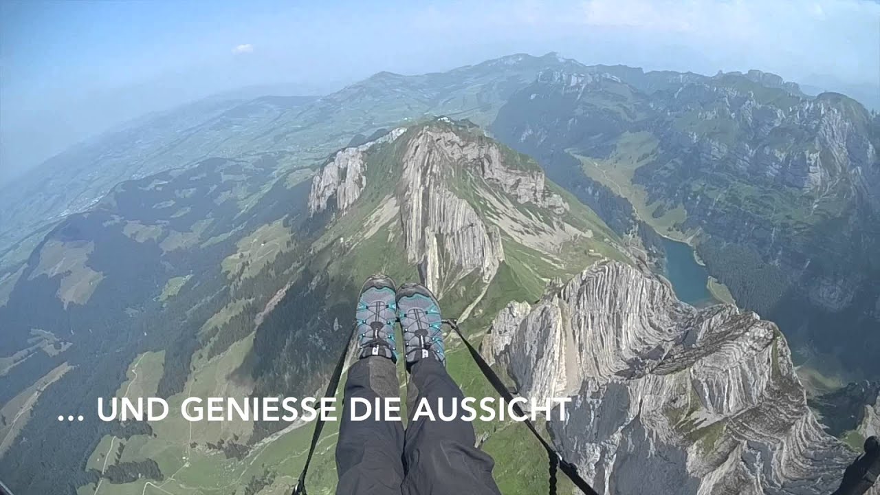 Flying Ebenalp // Gleitschirmfliegen Ebenalp mit Ole