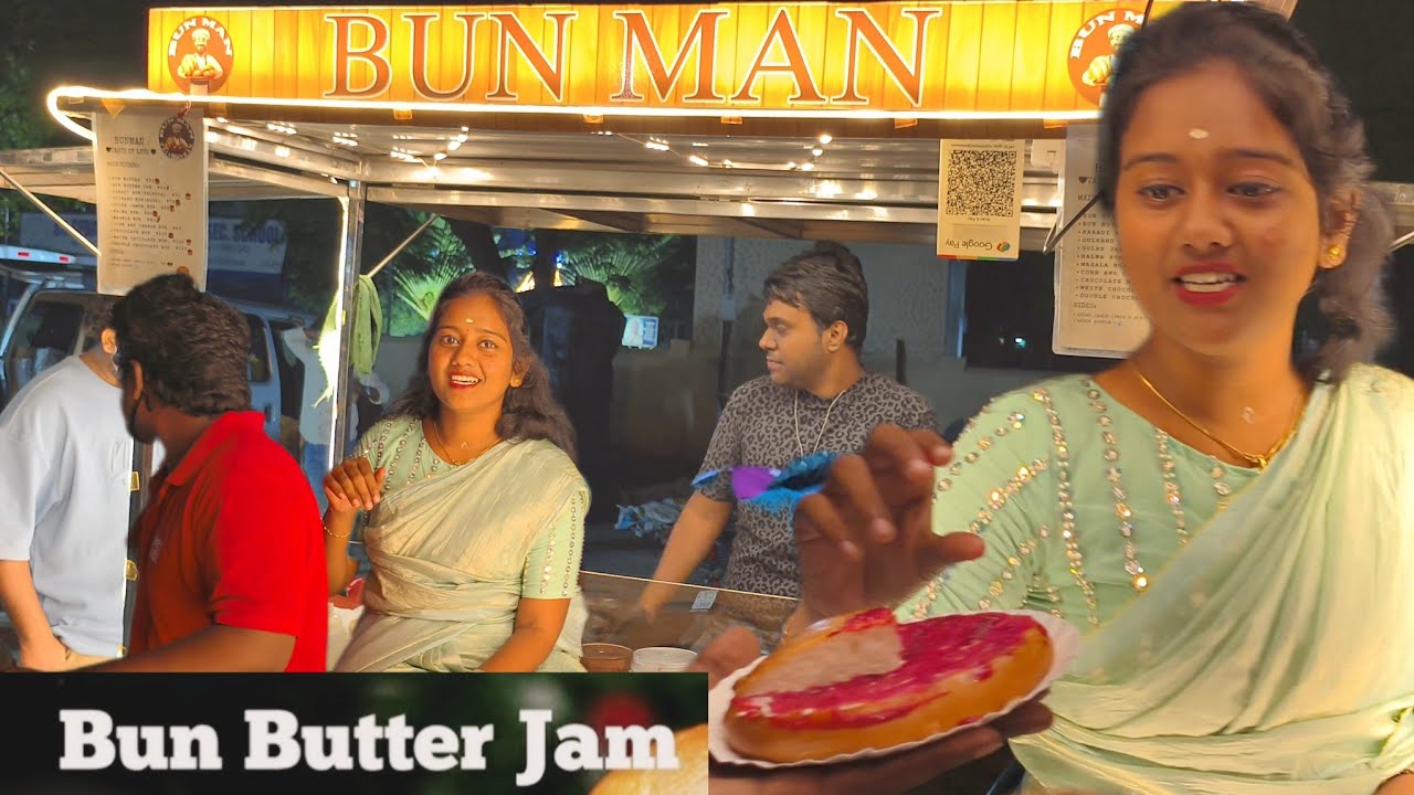 Making Bun Butter Jam 🔥in Chennai Pallavaram | BUN MAN |#streetfood #bunbutterjam #night #food #vlog