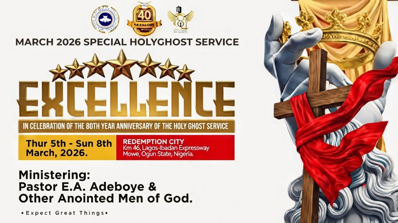 MARCH SPECIAL HOLYGHOST SERVICE II FRIDAY