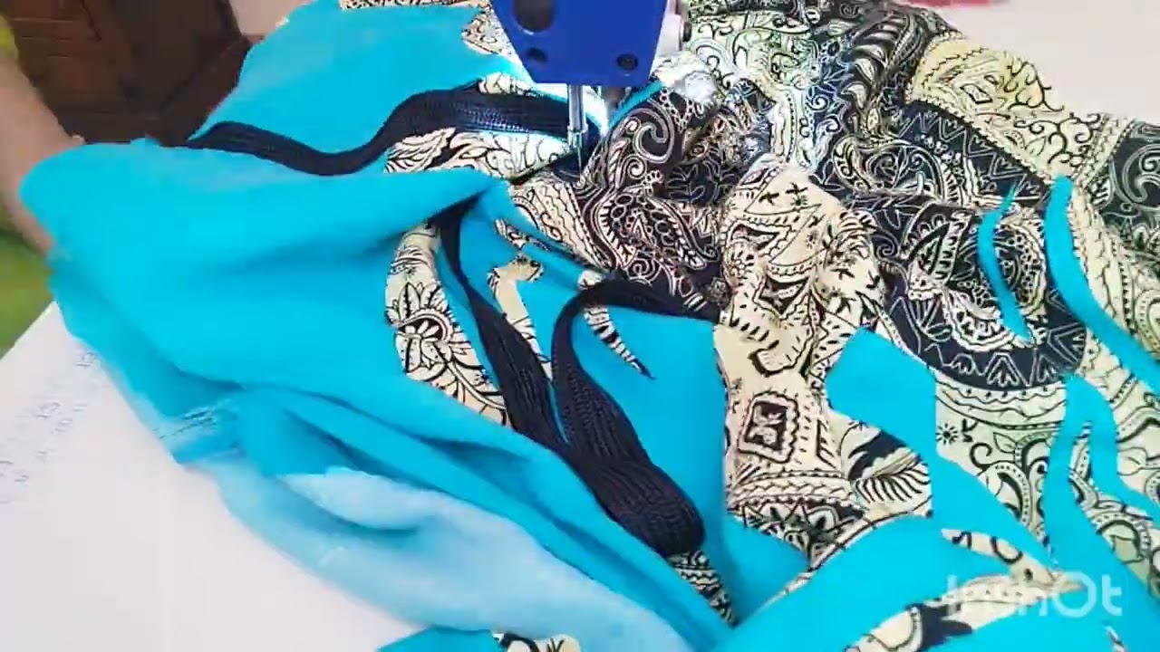 اروع غوب أفريكا *غوب فراشة* طريقة التفصيل و الخياطة بابسط الطرق وبالتفصيل الممل💙✨💙