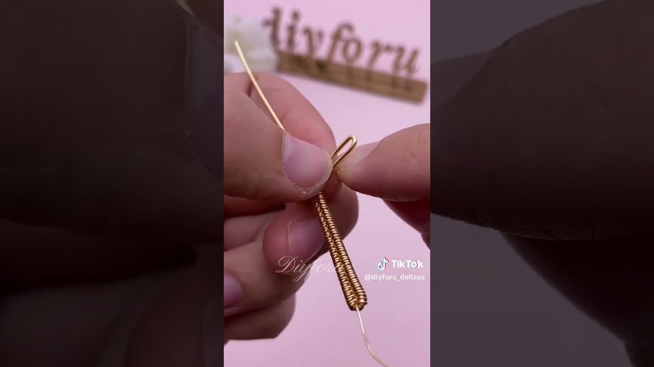 How to Make a Cross Pendant with 8 Shape Wrap | Step-by-Step Guide by DIYforu_Della_EU