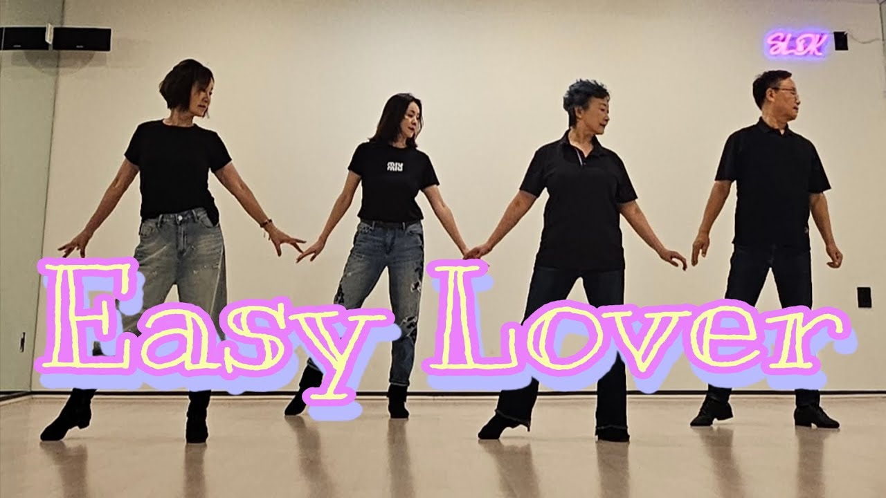 Easy Lover Linedance by Sue (Demo/월요 어벤져스)[Choreo Sukyung Son]/스타일리쉬한 음악에 힐그라인드와 도로시 스텝이 매력적인 초중급댄스