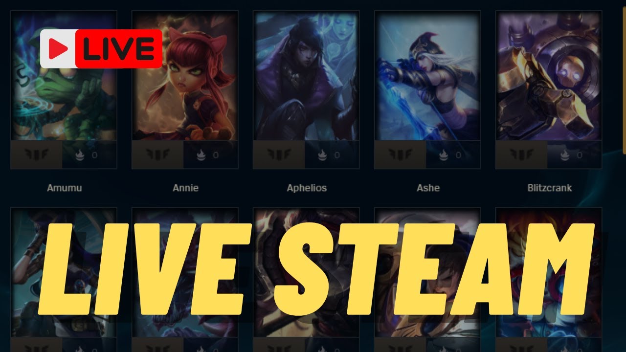 🔴Livesteam- 13/12 Tập Chơi Liên Minh