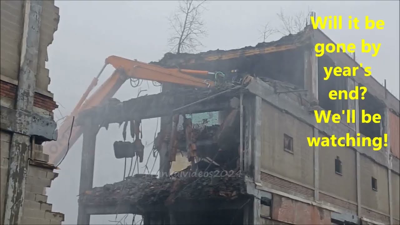 More Packard Plant Demolition And Neighborhood Improvements. Poletown East. December, 2024.