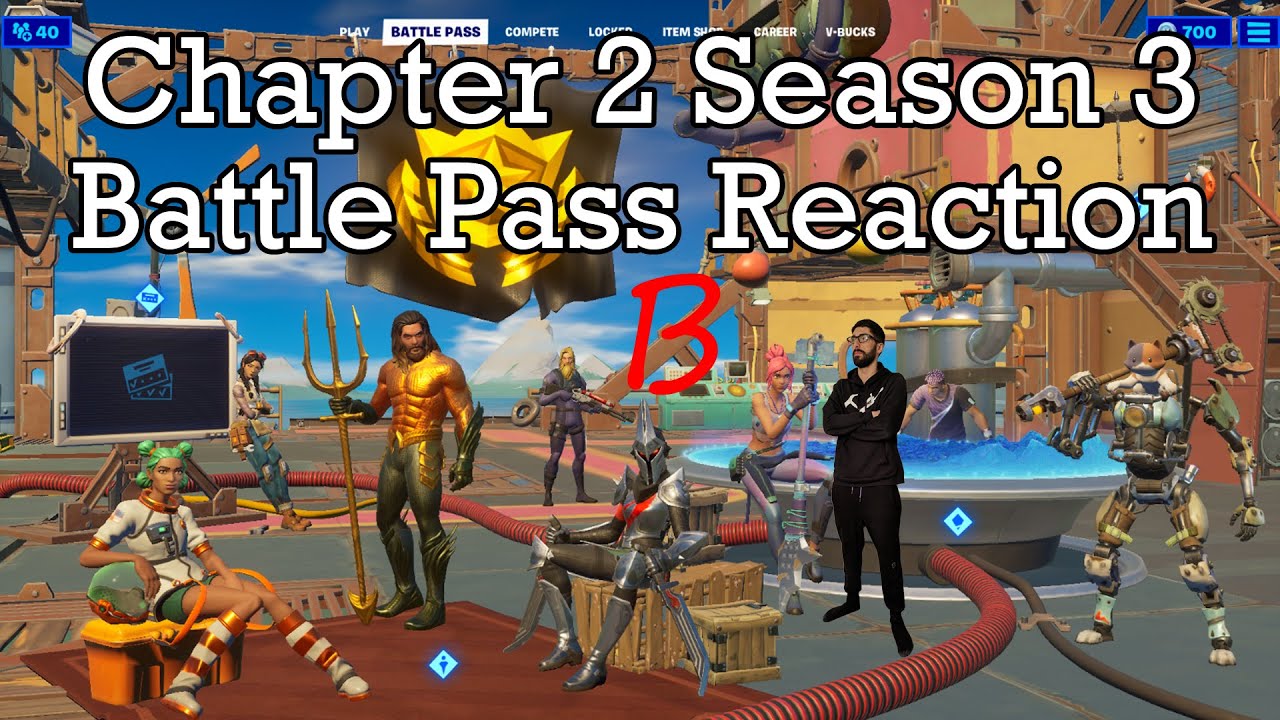 Fortnite Ch 2 Season 3 Battle Pass Reaction & ALL TIME BATTLE PASS RANKING