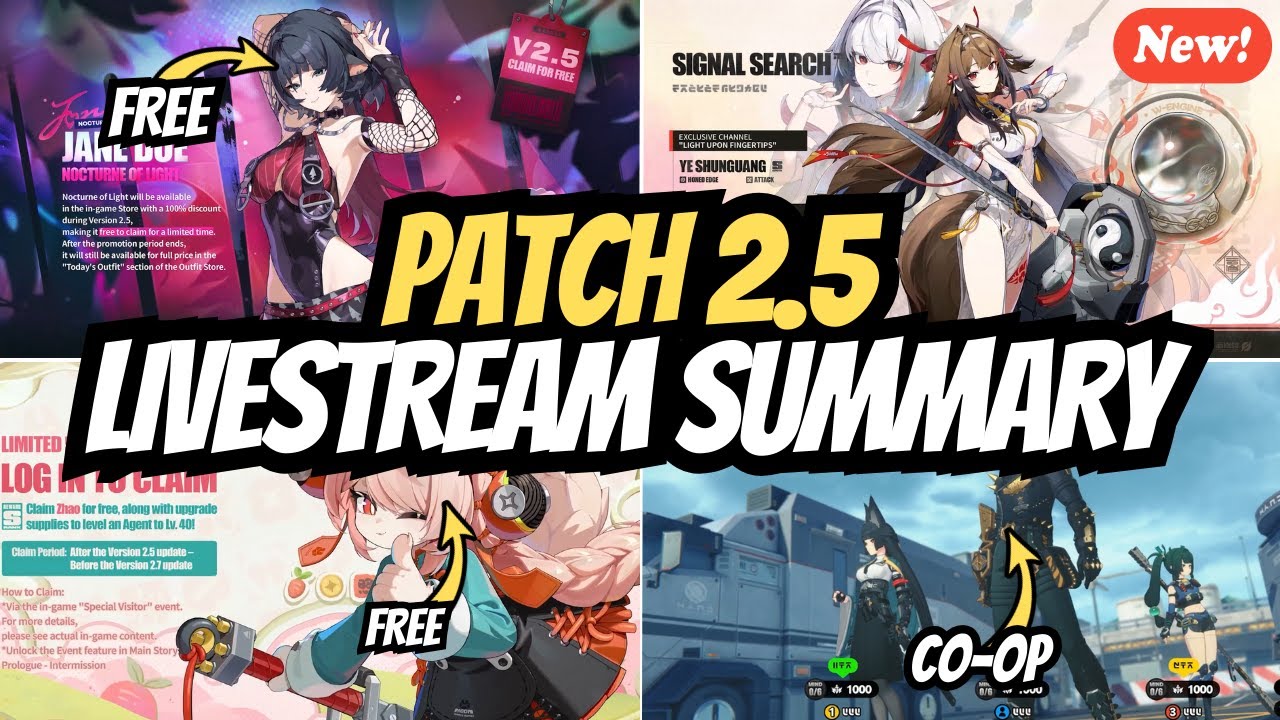ZZZ 2.5 is ACTUALLY INSANE | Free S-Rank, free skins, and CO-OP | Hoyo is cooking way too hard