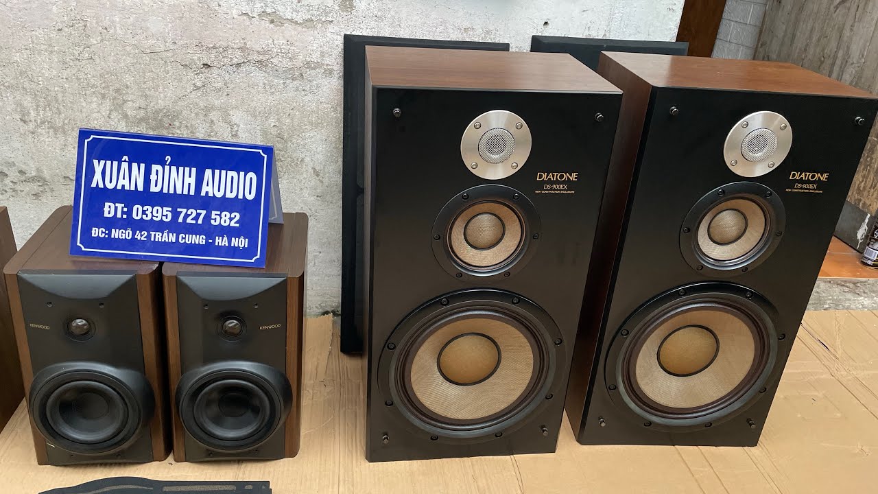 Hiếm Gặp Cặp Loa Đẹp Vậy, Loa Diatone 900ex, Loa Kenwood Ls-555, Loa Kenwood Ls-1001 Mời Các Bác.